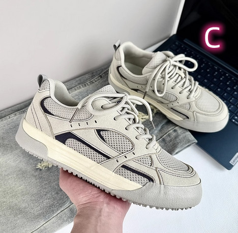 厚底スポーツシューズ メンズ運動靴 ローカット