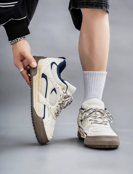 厚底スポーツシューズ メンズ運動靴 ローカット