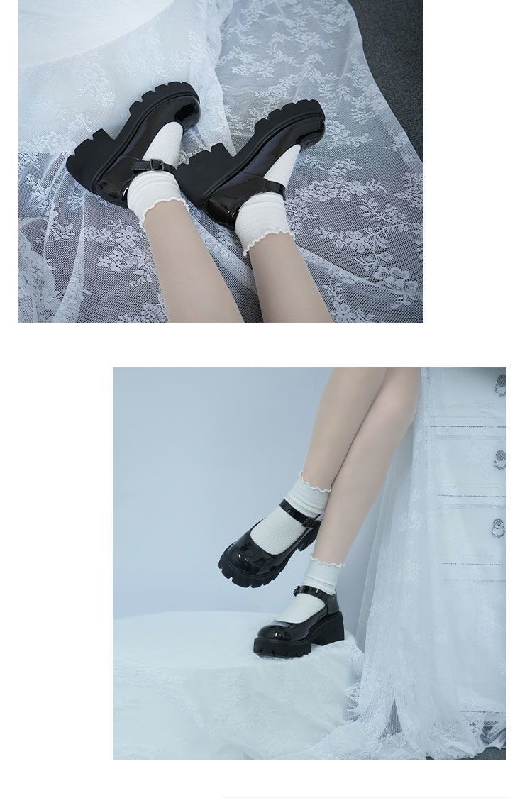 【厚底×メリージェーン×脚長効果】ローファー｜制服対応×滑りにくい×甘めカジュアル