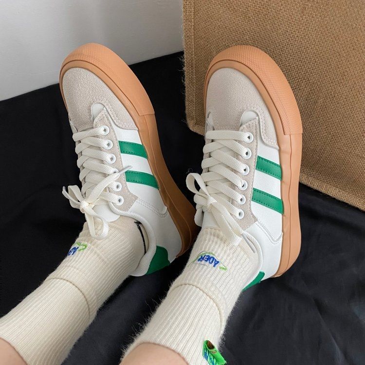 秋冬厚底スニーカー ローカット カジュアル靴