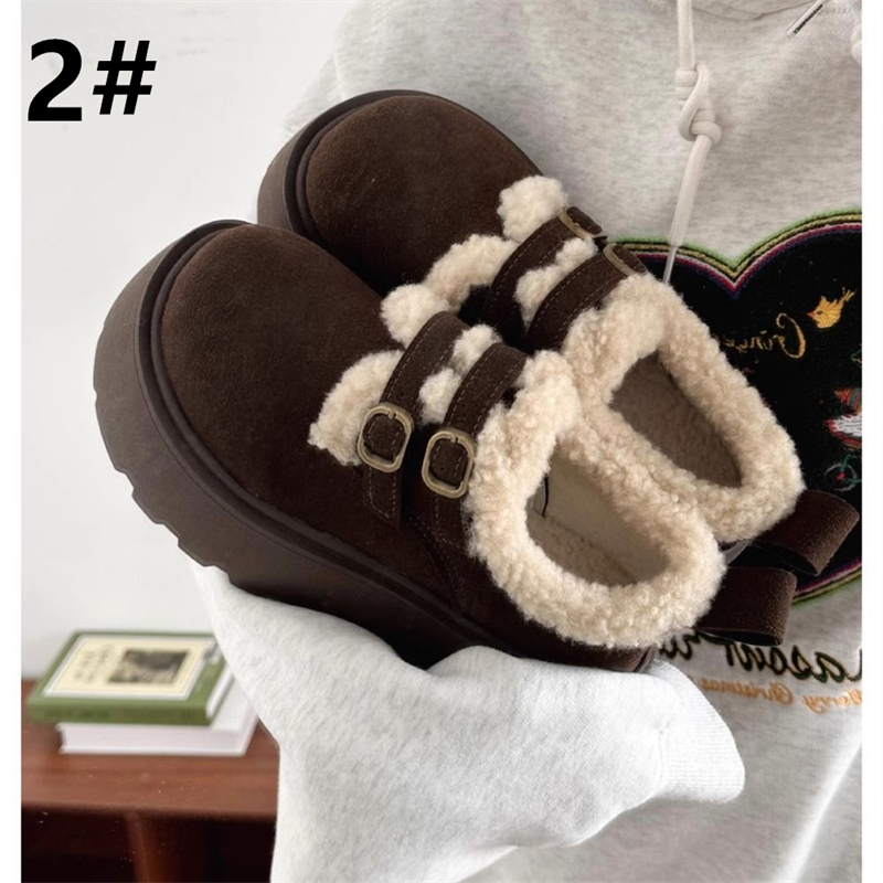 冬新作 裏起毛 防寒ブーツ 厚底 もこもこ 女性靴