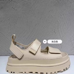 厚底 スポーティ厚底マジックサンダル