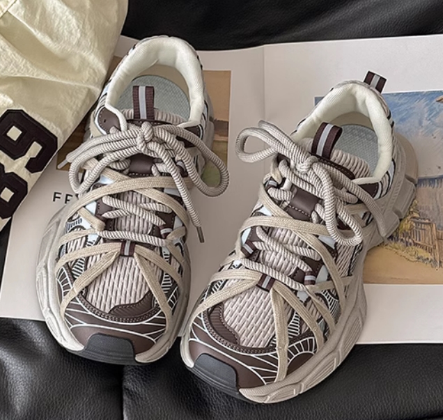 厚底スポーツシューズ メンズ運動靴 ローカット デッキタイプ