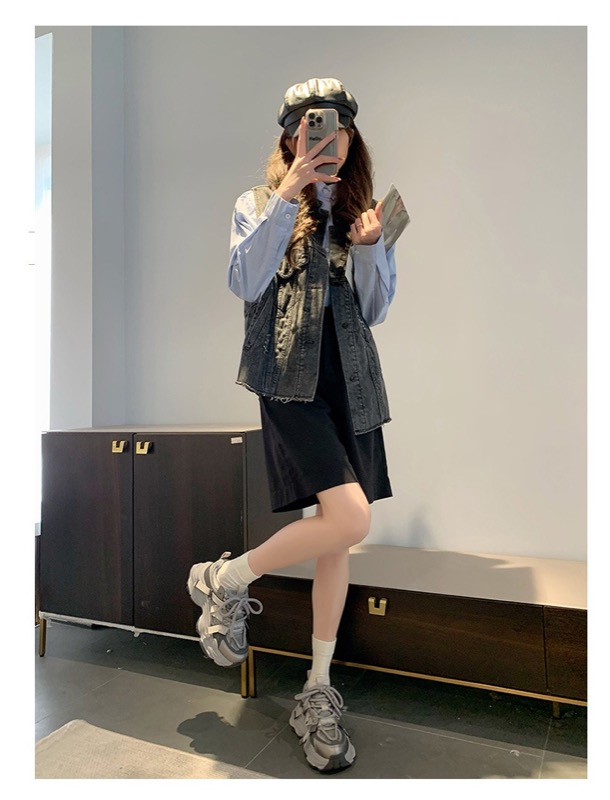 厚底メッシュスニーカー レディース 小柄さん向け運動靴