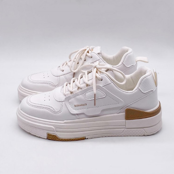 【通気メッシュ×弾力クッション×韓国系】6.0cm厚底スニーカー