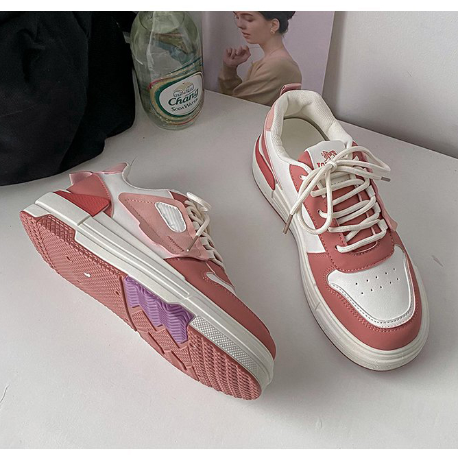 【通気メッシュ×弾力クッション×韓国系】6.0cm厚底スニーカー